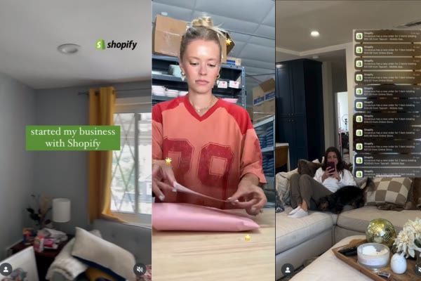 Shopify influencer marketing campaign screenshots